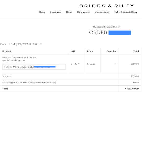 Brigg's & Riley Medium Cargo Backpack - Picture 9 of 15